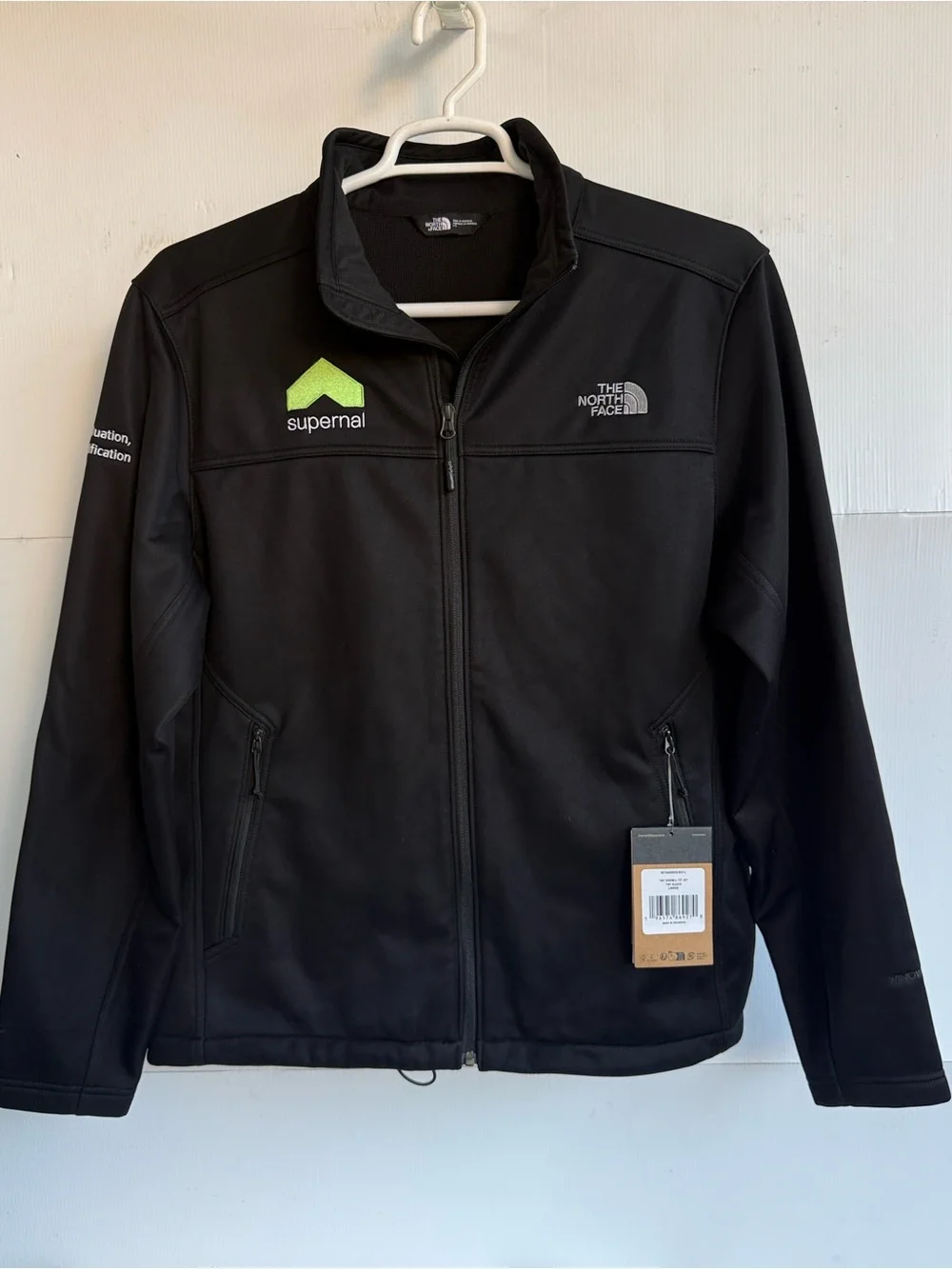 NEW The North Face Ridgewall Soft Shell Jacket Size L TNF Black